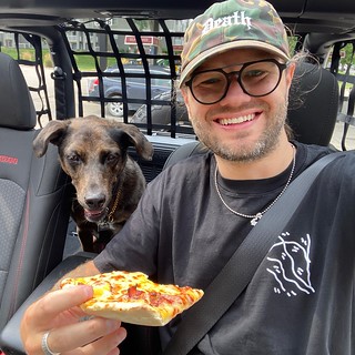 Benny Brooks - Birthday pizza for me. None for Benny. OK, maybe a bite.
