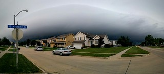A storm's a brewin in suburbia