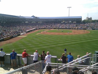 Baseball - Somehow our gen admin tickets from july 4 got us in...