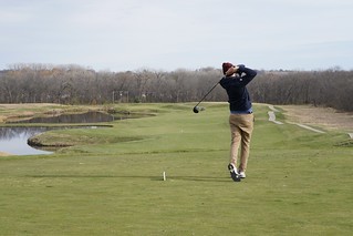 Golf - Judson with a big drive