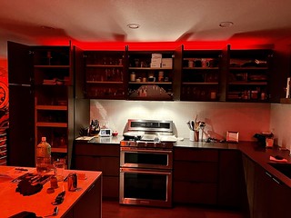 I left for 2 minutes. Jeff went looking for snacks.