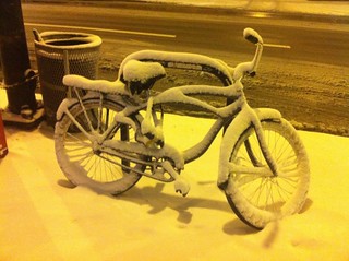 Snow - Winter finally snuck up on chicago