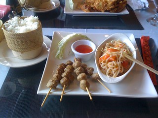 Papaya Salad at Rolling Wok