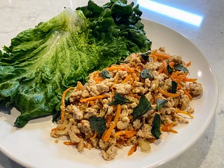 Covid-19 - Made some larb or laap or larp or whatever. It is v tasty.