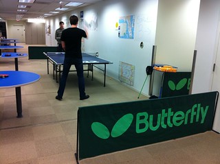 Office ping pong's getting serious