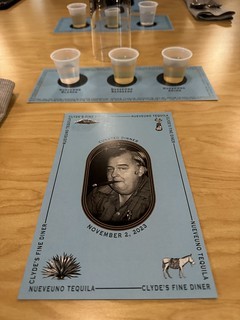 I did not expect to have 3 shots of tequila as an amuse bouche. I also did not finish them.