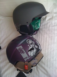Snowboarding - Helmets acquired. Ready to do some slightly safer snowboarding.
