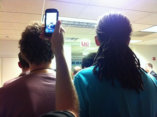 Bill Wanjohi - Chillin behind the 2 tallest people on our team