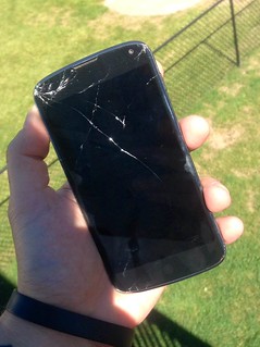 Broken - Welp... Guess this is a good opportunity to switch over to iOS for a bit. Anyone got an iPhone 5 ...