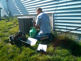 A/C refrigerant refill