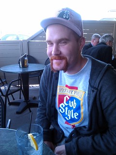 Mustache - Lunch with red and his handlebars