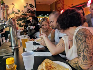 pizza - "pieces of shit"