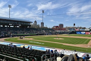 Baseball - First Iowa Cubs game of the season