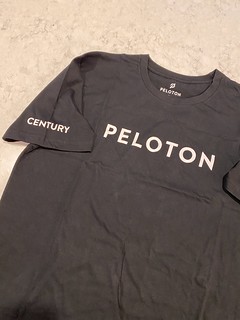 Did 100 Peloton yoga classes. Got a shirt.