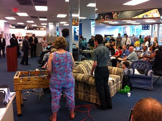 Hanging out at OFA IA.. with Governor Deval Patrick.