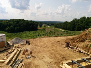 This is about to be my mom's front yard