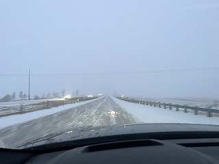 Snow - A lovely drive home