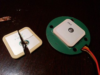 Tech - Drone GPS Antenna replacement install. Fingers crossed.