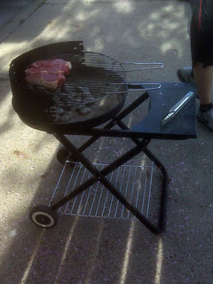 Red has a really weird grill