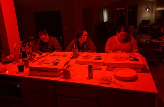 pizza - Afties. With so much pizza.