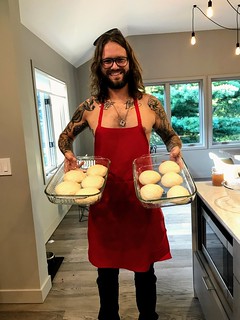 pizza - Made a bunch of pizza dough for the next couple parties
