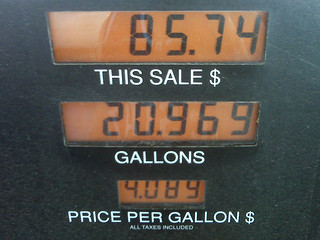 over $4 a gallon for premium rules!