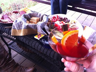 Drinks - Appetizers at Mathew and Vicki's