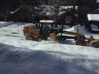 Snow - Snow removal is serious business here.