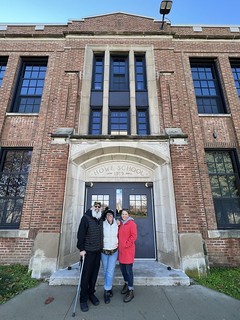 Outside Kari’s school