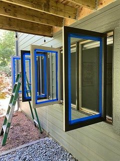 Covid-19 - Finally got good enough weather to finish painting these basement windows