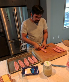 Nathan D - Nathan makin some brat canoes