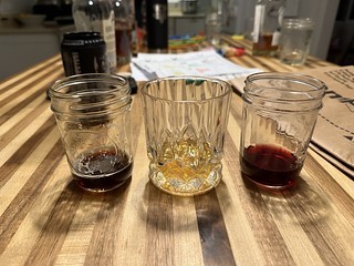 Drinks - Sampling things at Mason’s