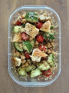 I’m a food prepper now. This tastes stupid. I need to figure out a sauce.