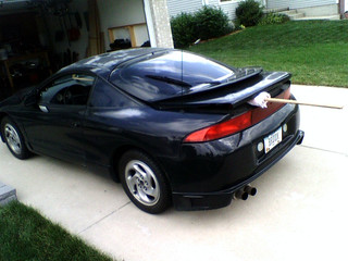 How to fit a 12 foot board into an Eagle Talon