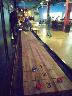 Shuffleboard - Josh and I won 21-0