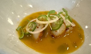 Scallop aguachile