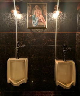 The men's room