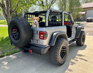 Durby's first topless Jeepin