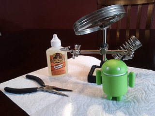 Fixin up my android antenna.