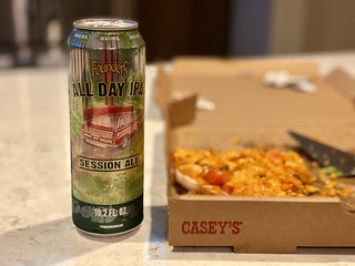 pizza - Taco pizza and beer