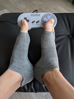 Tech - Really enjoying my toeless socks