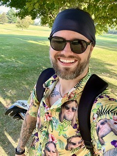 Willow Creek - Walkin 9 with a heat index of 120°. Shot 7 over. Not bad. Slowly getting my game back.