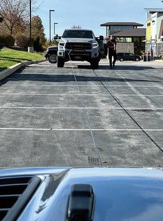 Some true mall crawlin… tensioning the winch with Tyler over his lunch break, haha.