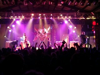 Little Violent JJ hits the stage, haha