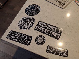 Got some stickers too