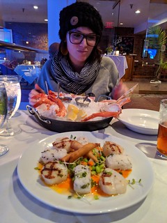 Bout to dig into some seafood