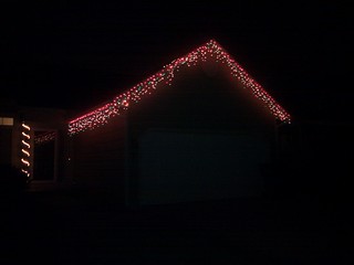 There's a house in my neighborhood with Christmas lights on right now...