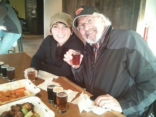 Beer n appetizers with Jeff