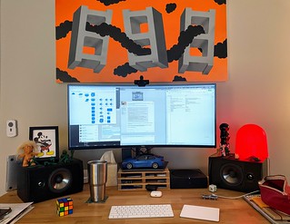 Art - I love this desk, but I’m really excited to be done working here for the week.