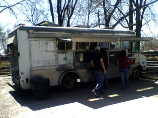 The bus/van/motorhome that I ordered Tacos out of the other day